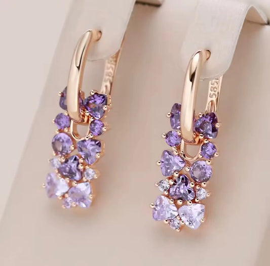 Aurea | Gradient Stone Earrings | 1+1 Set Free Today