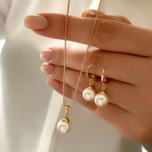 LP | Grace Pearl Jewelry Set | 1+1 Free Today