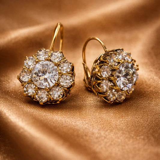 Aurea | Luxe Vintage Zirconia Earrings | 1+1 Free Today