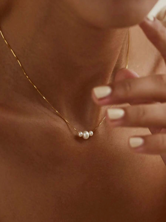 LP | Elegant Pearl Necklace | 1+1 Free Today