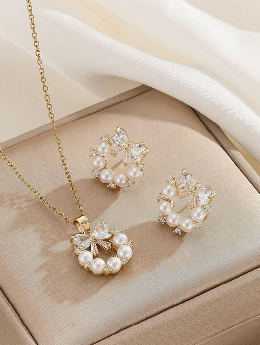LP | Pearl Bow Set | 1+1 Free Today