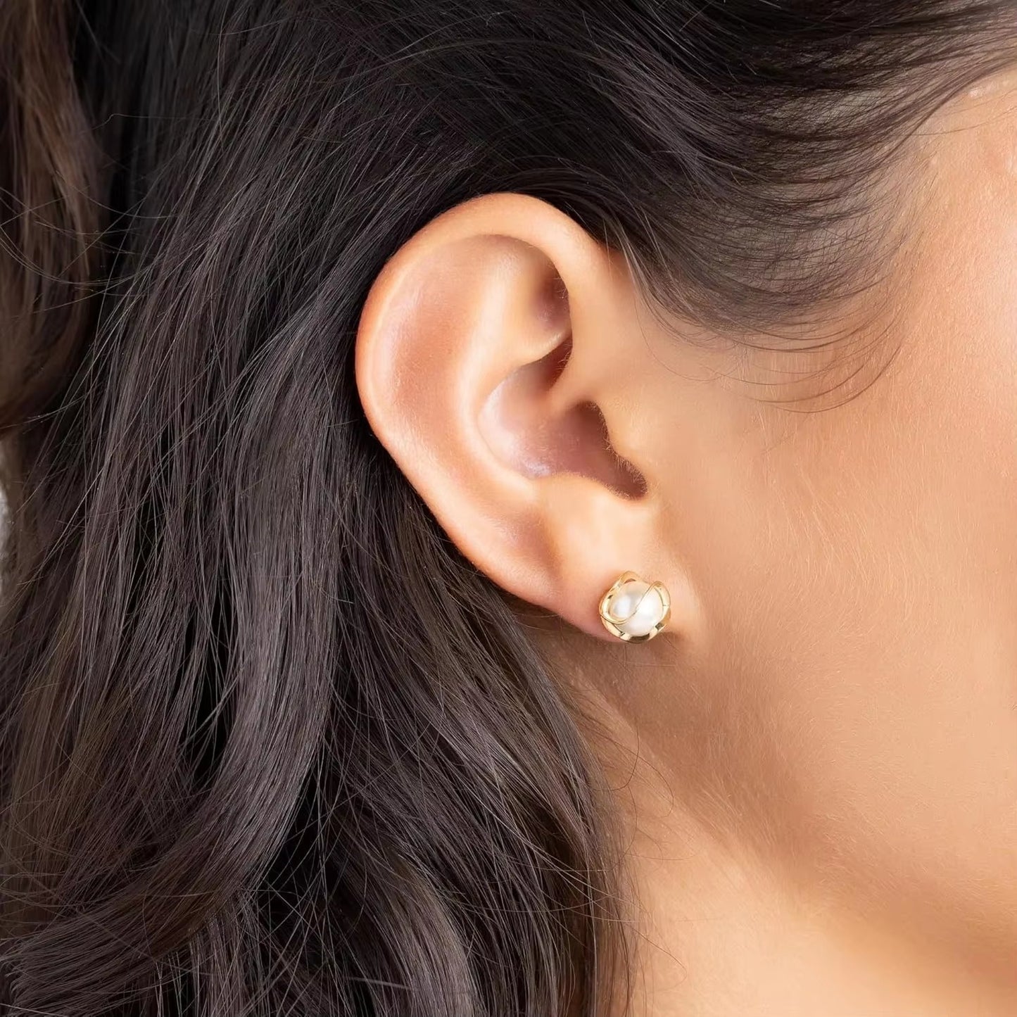 LP | Fresh Water Pearl Earrings| 1+1 Free Today