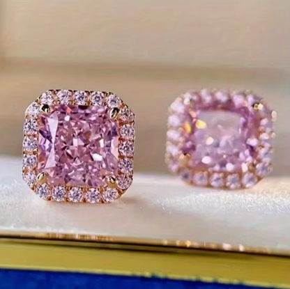 Breast Cancer Awareness | Ribbon Sparkle Earrings | 1+1 Free Today