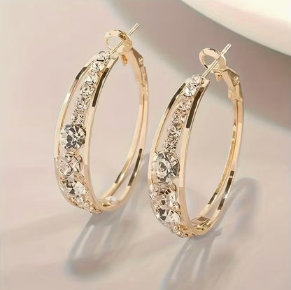 LP | Zirconia Hoop Earrings | 1+1 Free Today
