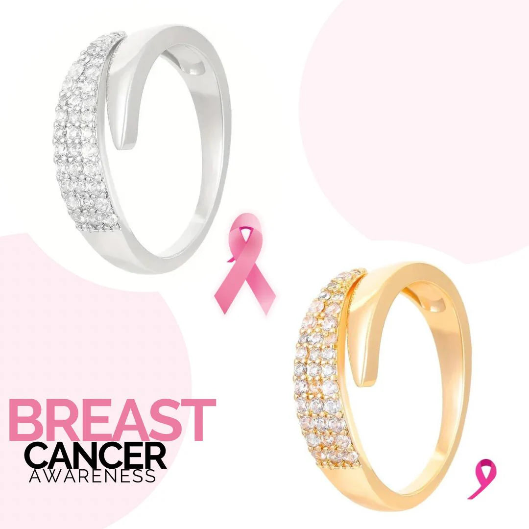 Breast Cancer Support Ring | Get 1+1 Free