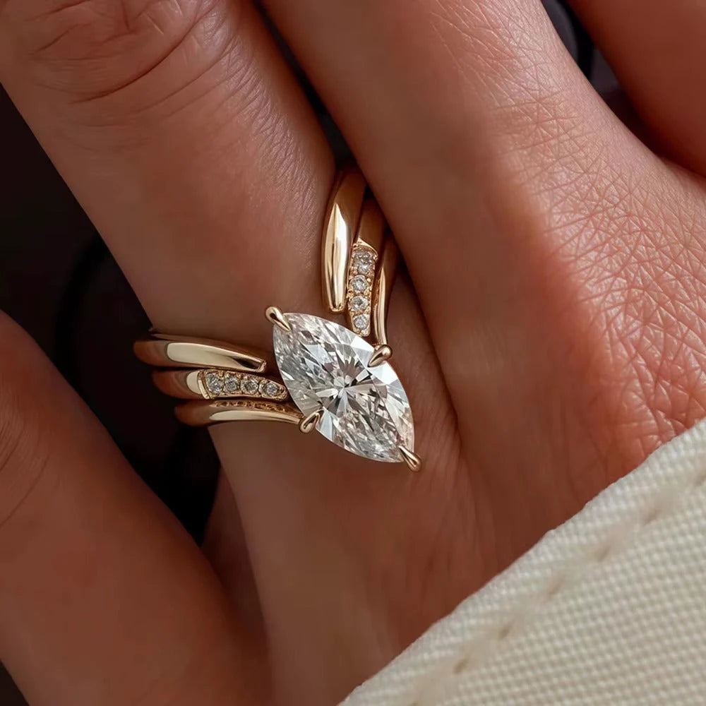 Elegant Drop Ring | Support Breast Cancer | Get 1+1 Free
