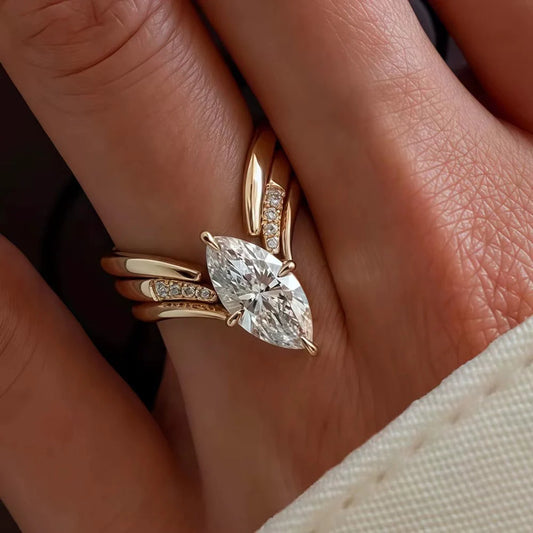 LP | Elegant Drop Ring | Support Breast Cancer