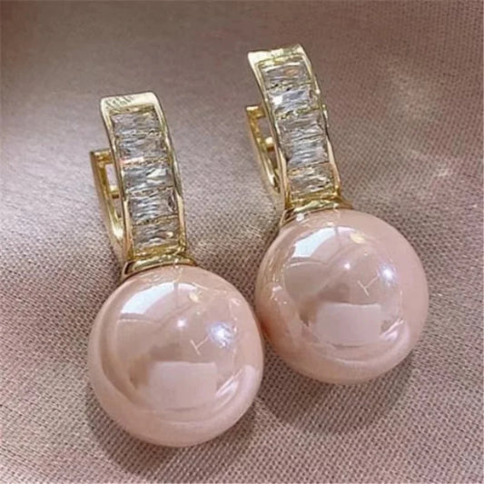Aurea | Blush Pearl Earrings | 1+1 Free Today