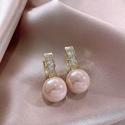 Aurea | Blush Pearl Earrings | 1+1 Free Today