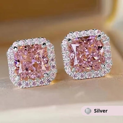 Breast Cancer Awareness | Ribbon Sparkle Earrings | 1+1 Free Today