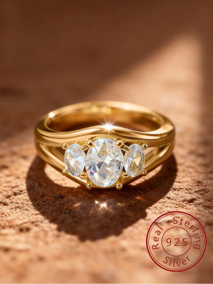 LP | Triple Stoned Ring | 1+1 Free Today