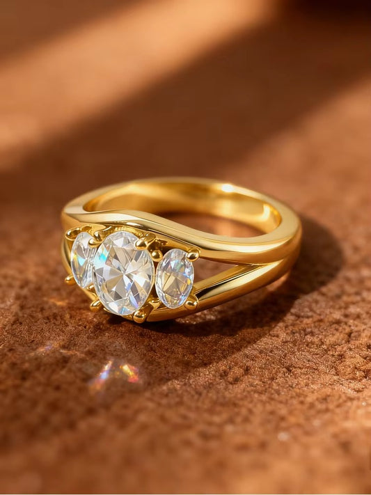 LP | Triple Stoned Ring | 1+1 Free Today