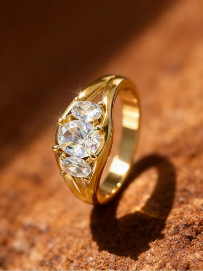 LP | Triple Stoned Ring | 1+1 Free Today