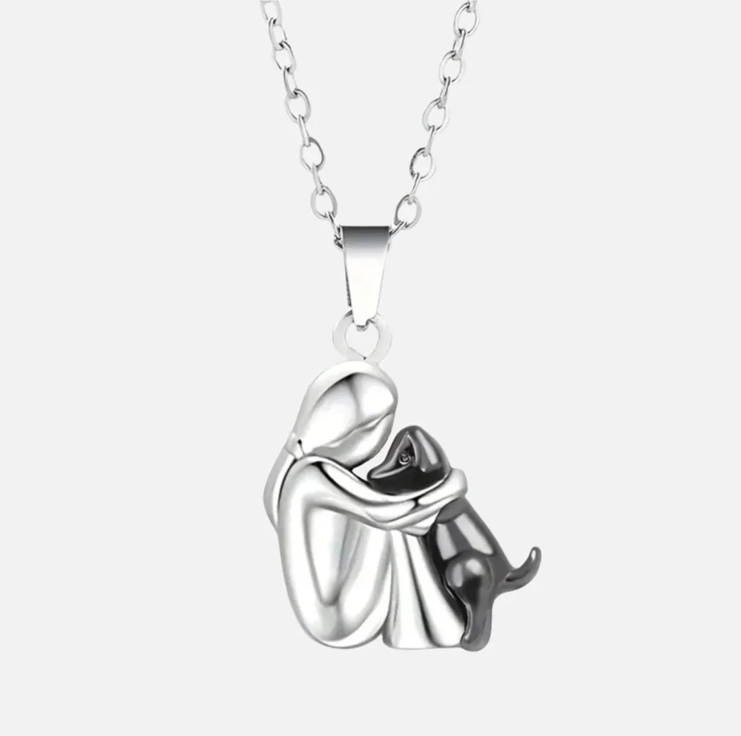 LP | Embrace Dog Pendant Necklace – A Symbol of Love & Loyalty