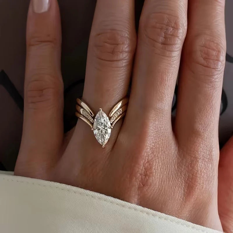 Elegant Drop Ring | Support Breast Cancer | Get 1+1 Free