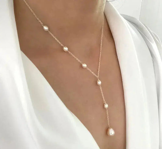 LP | Elegant Vintage Pendant Necklace with Pearls | 1+1 Free Today
